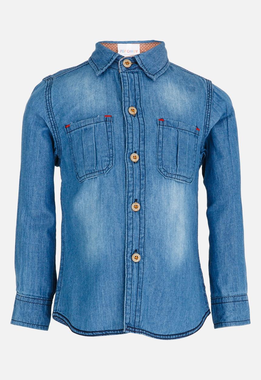 Pop Candy - Denim Shirt Blue