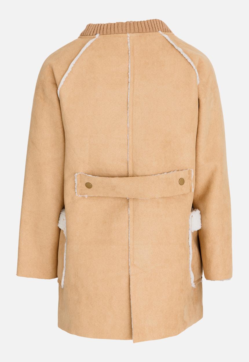 Pop Candy - Girls long jacket - camel