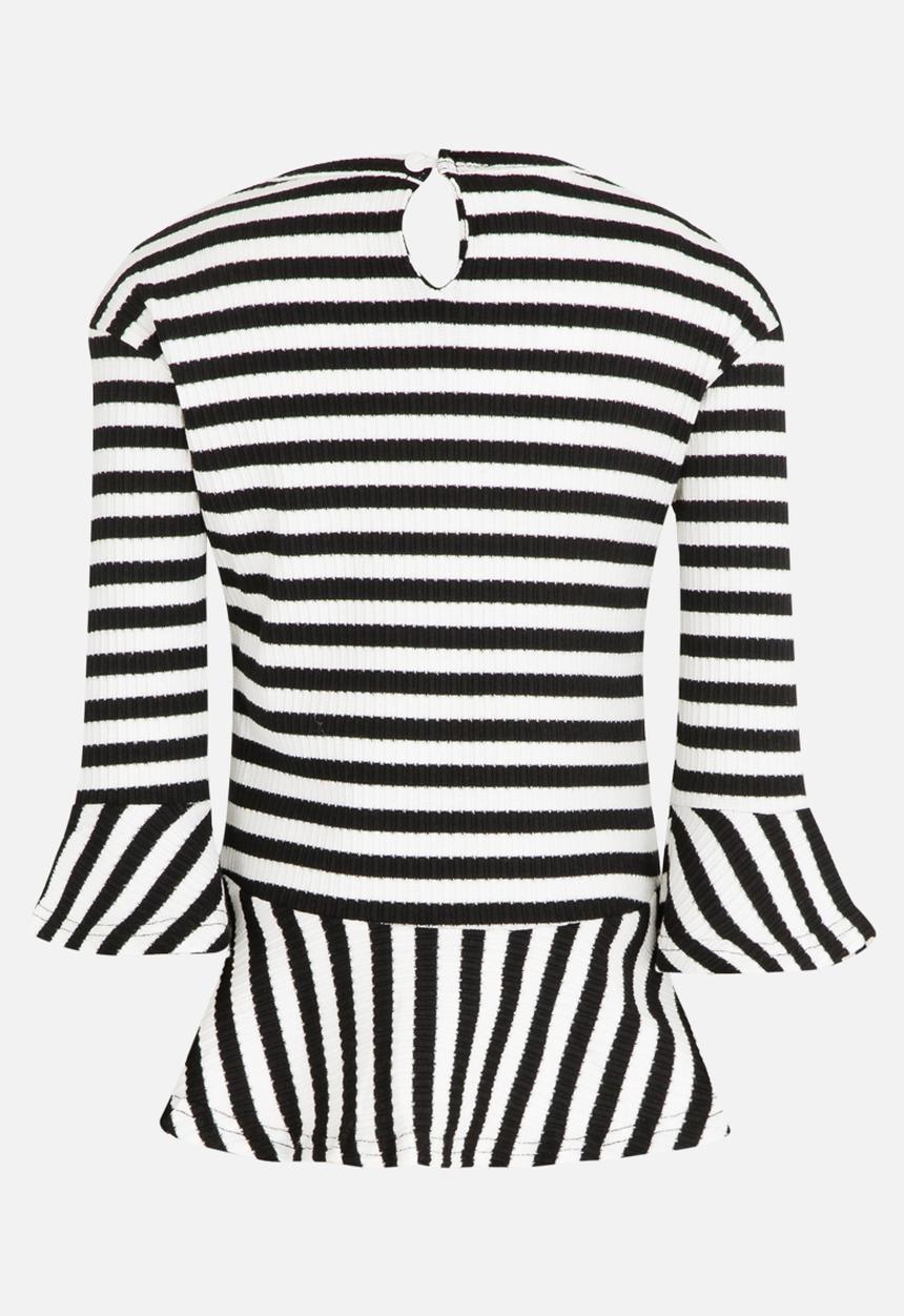 Pop Candy - Stripe Dress Black and White