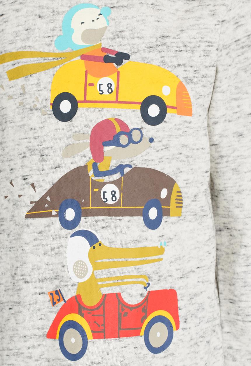 Pop Candy - Boys Printed Tee Stone