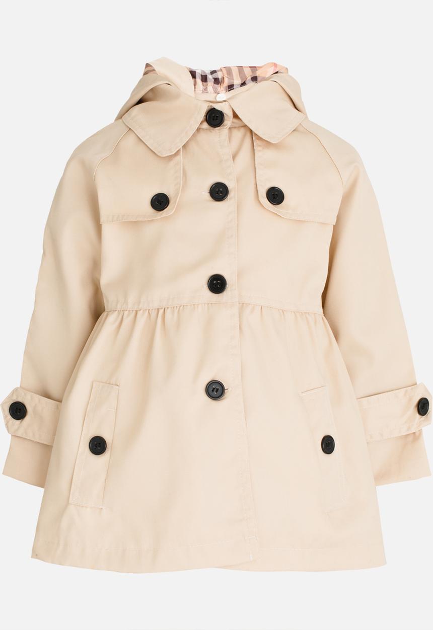 Pop Candy - Hooded Parker Jacket Stone