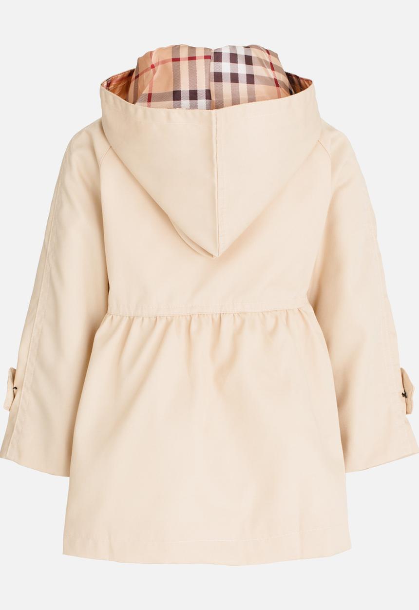 Pop Candy - Hooded Parker Jacket Stone