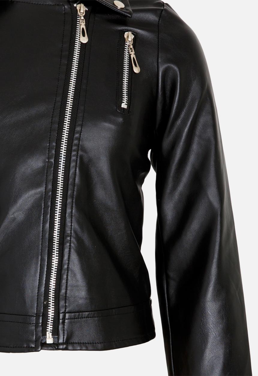 Pop Candy - Girls Biker Jacket Black