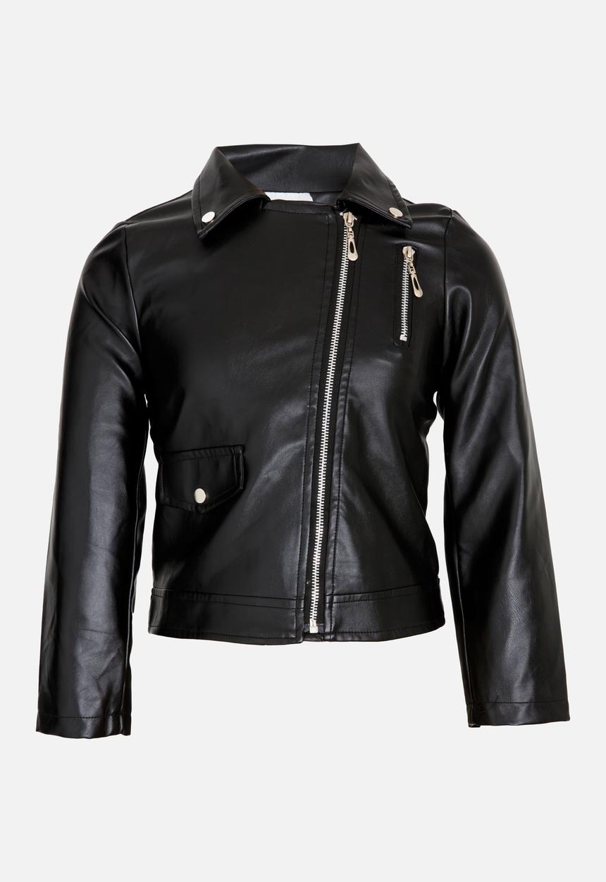 Pop Candy - Girls Biker Jacket Black