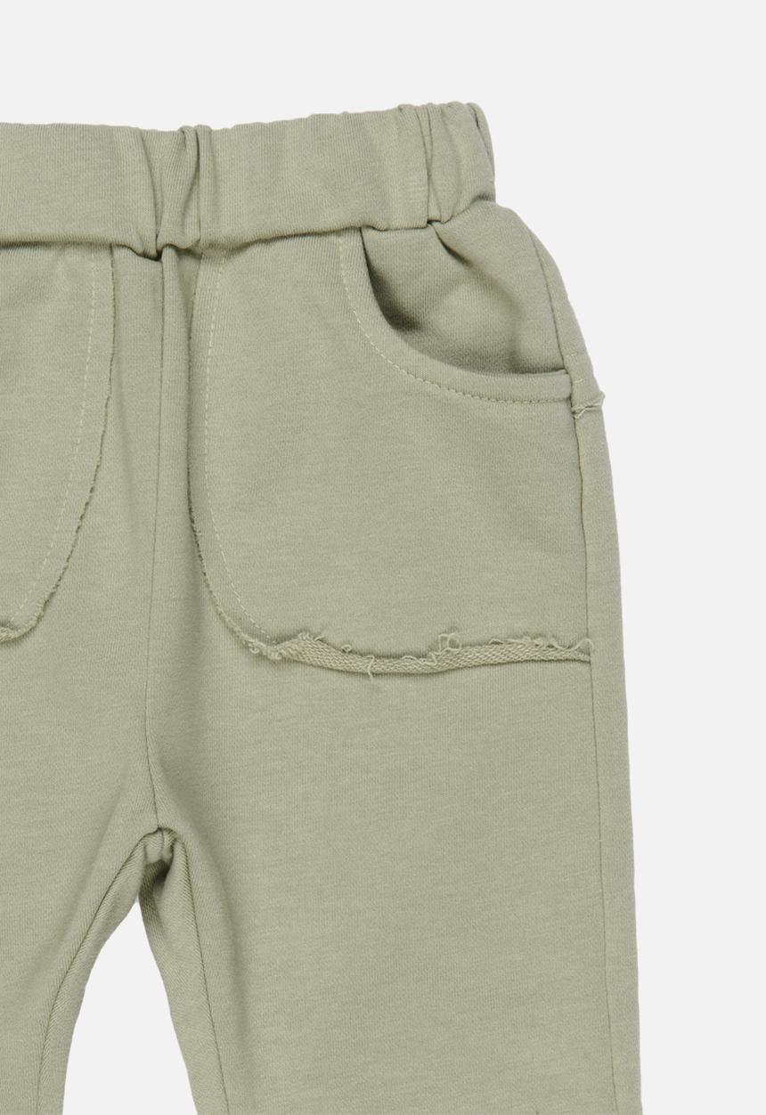 Pop Candy - Plain Joggers Khaki Green
