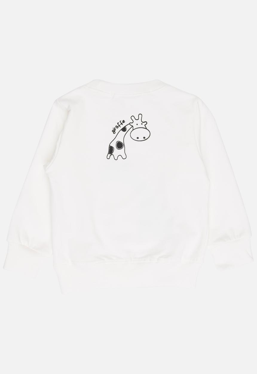 Pop Candy - Boys Long Sleeve Sweat Top White