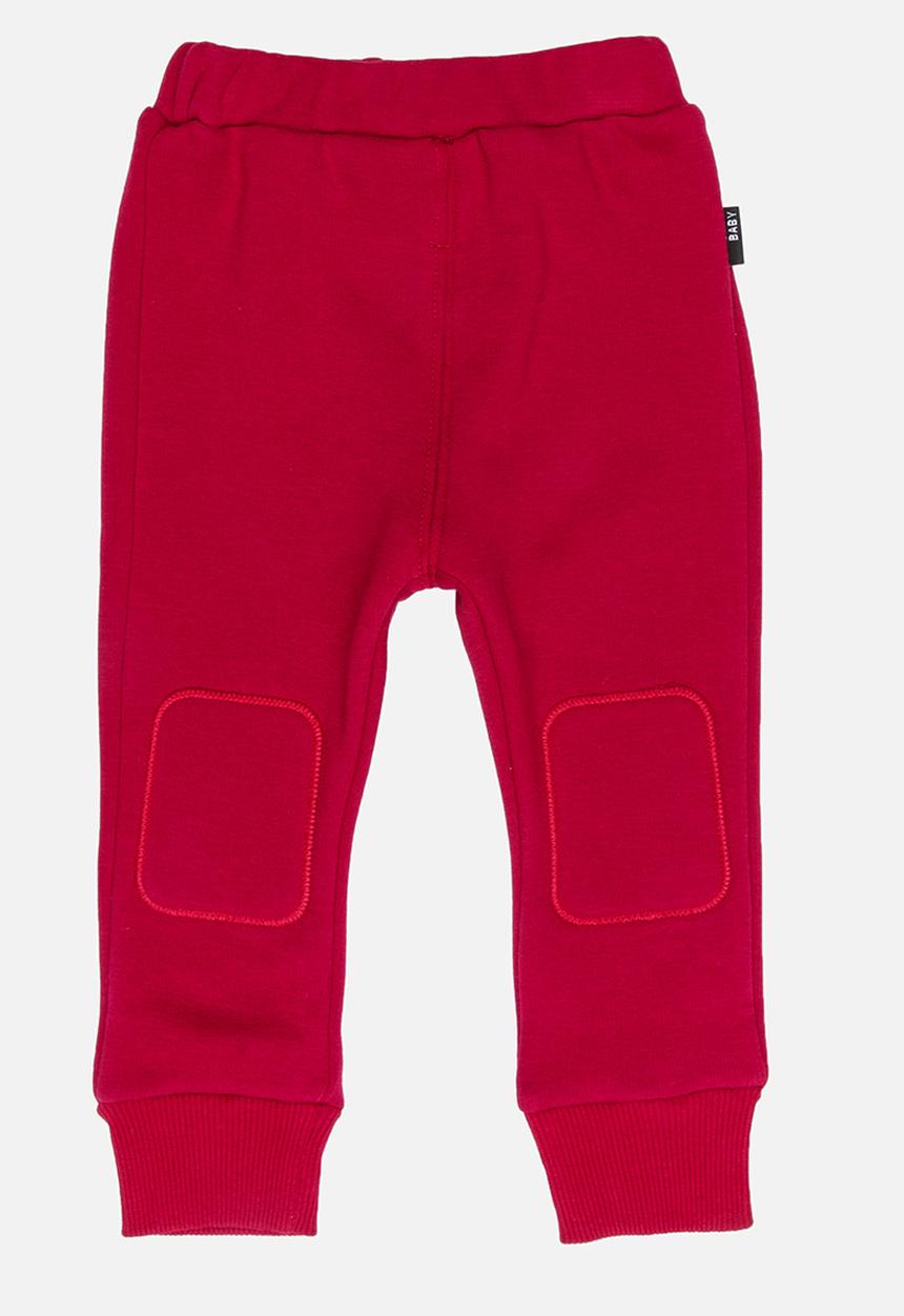 Pop Candy - Velveteen joggers - red