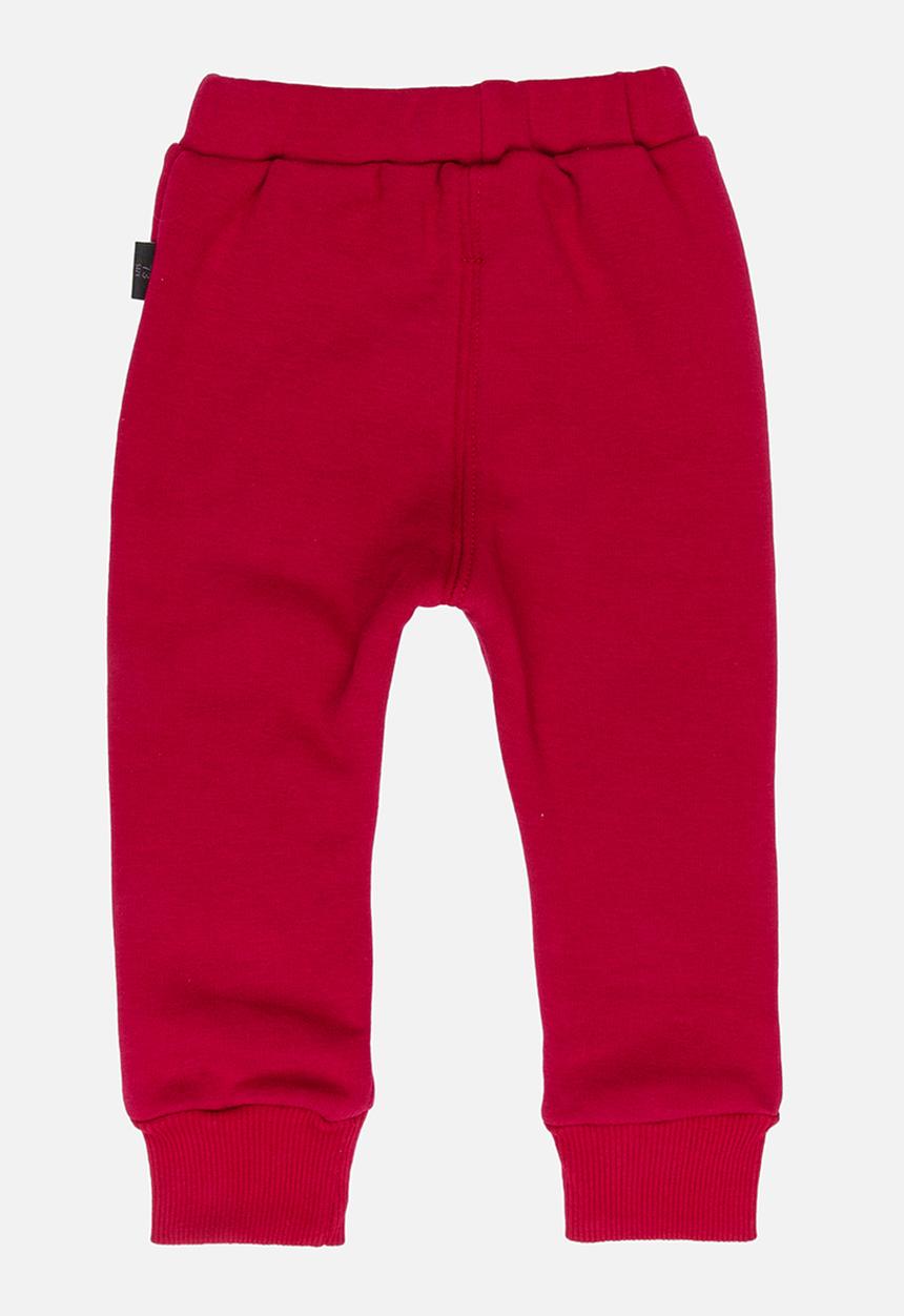 Pop Candy - Velveteen joggers - red
