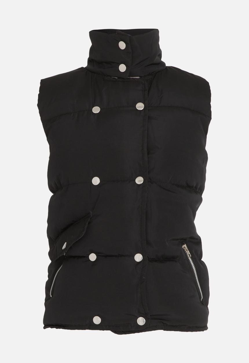 Pop Candy - Girls Puffer Vest Black