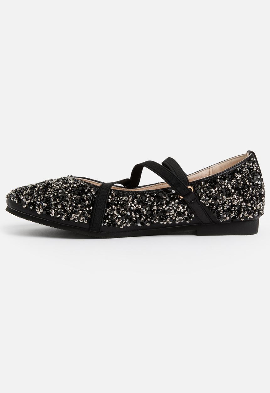 Pop Candy - Ballerina Sequin pump - black 