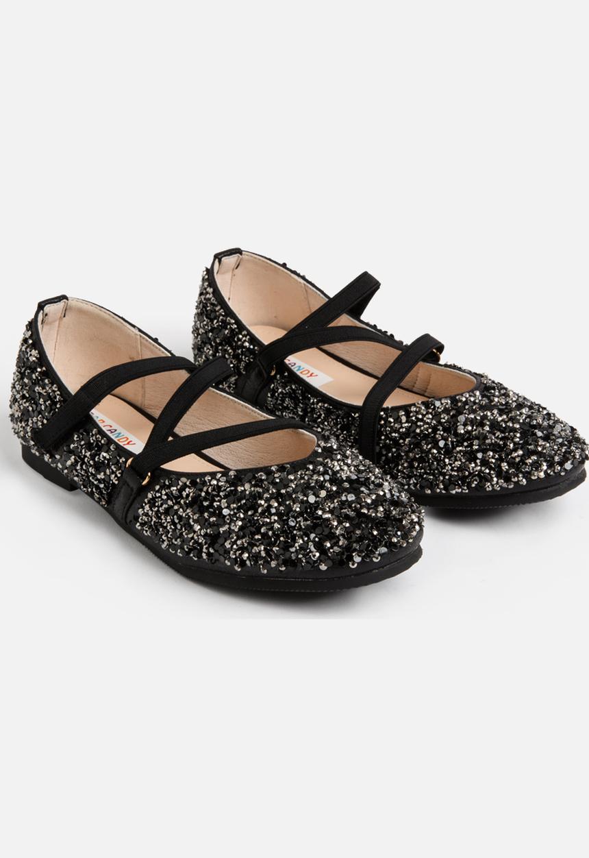 Pop Candy - Ballerina Sequin pump - black 