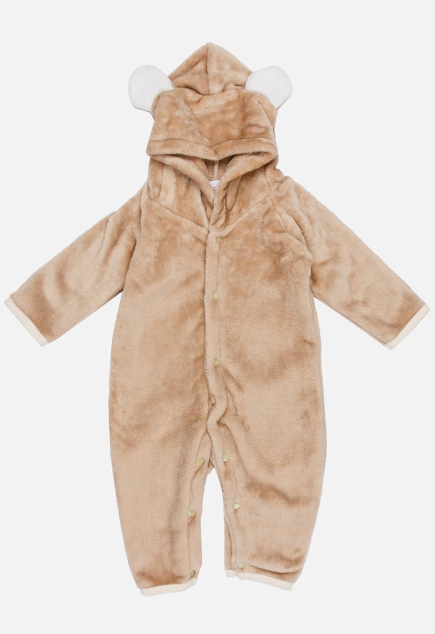 Pop Candy - Teddy  Onesie Brown