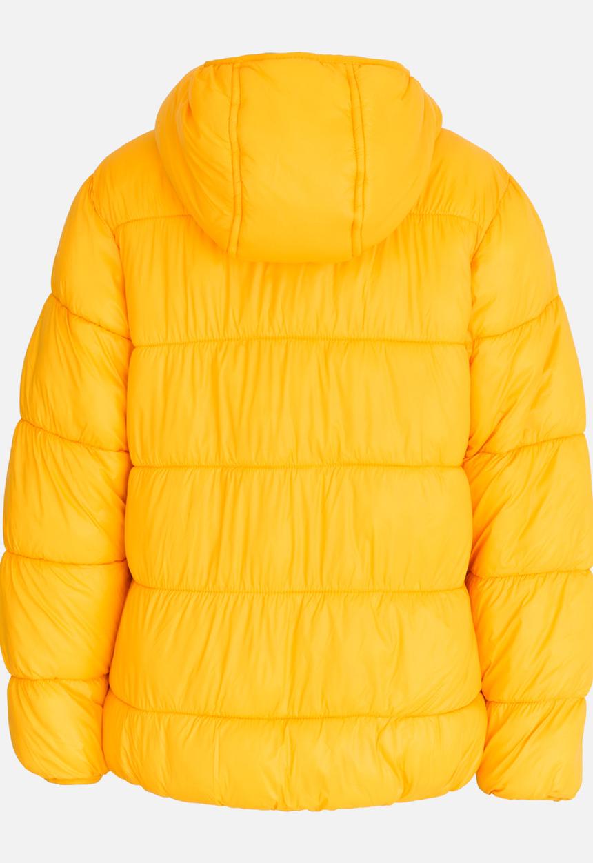 Pop Candy - Girls Hooded Puffer Jacket Yellow