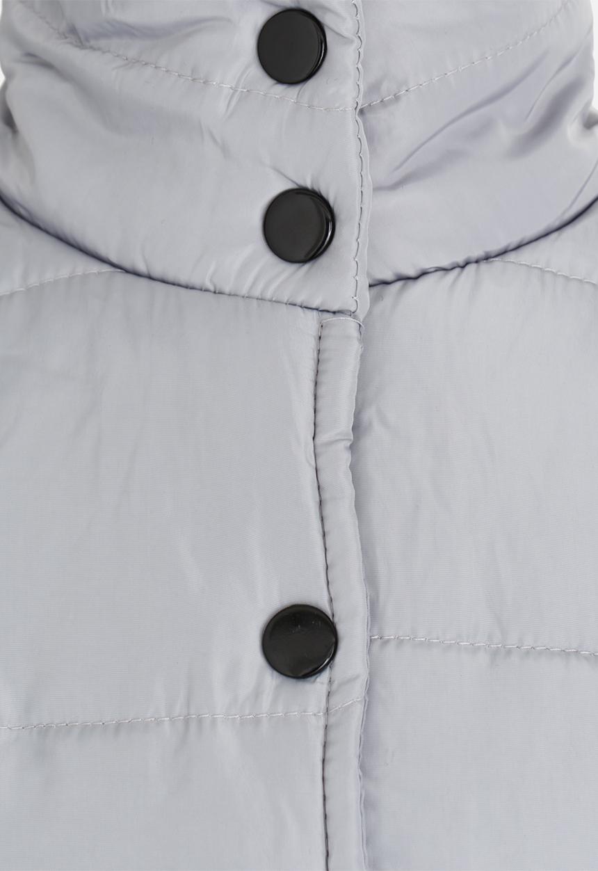 Pop Candy - Girls Puffer Jacket Grey