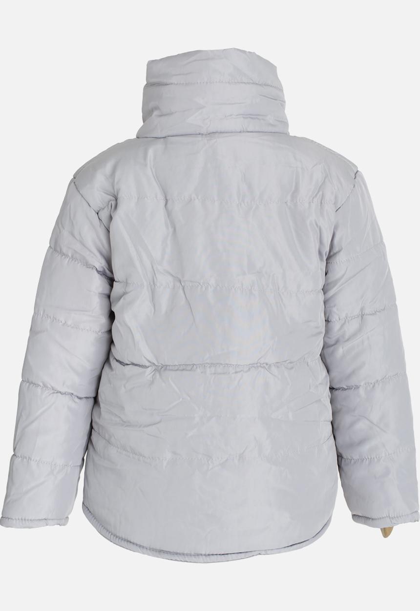 Pop Candy - Girls Puffer Jacket Grey
