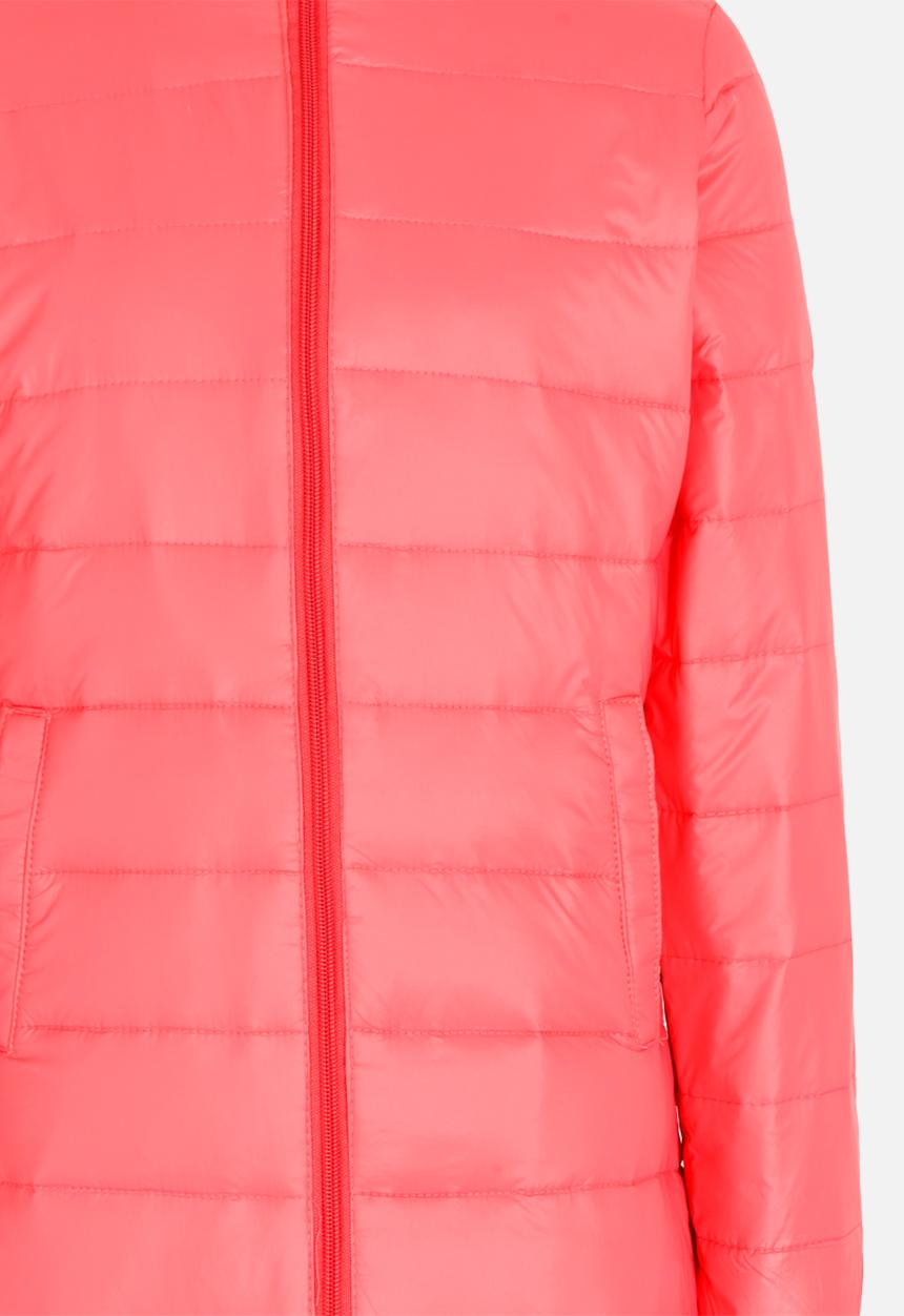 Pop Candy - Girls Longer Length  Puffer Jacket Mid Pink