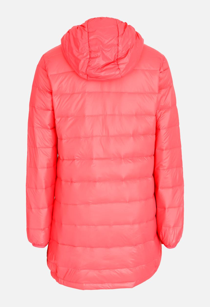 Pop Candy - Girls Longer Length  Puffer Jacket Mid Pink
