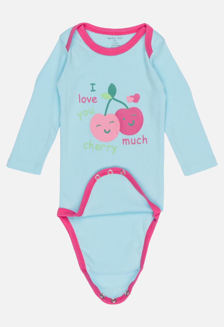 Pop Candy - 3 Pack Printed Bodysuits Mid Pink