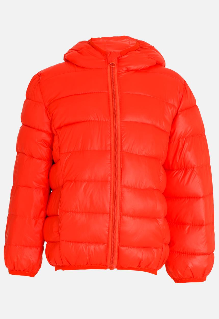 Pop Candy - Puffer Hoodie Jacket Red