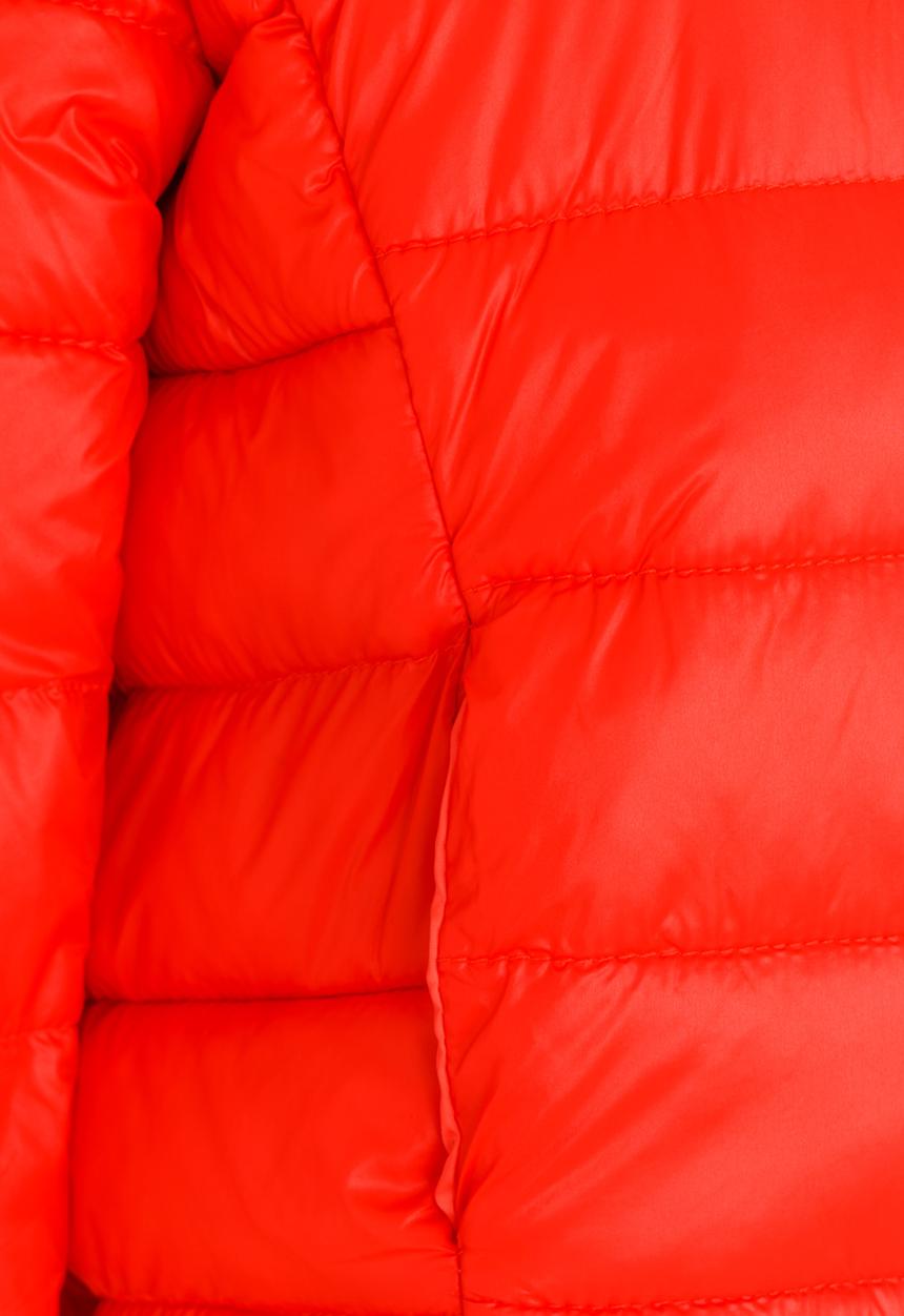 Pop Candy - Puffer Hoodie Jacket Red