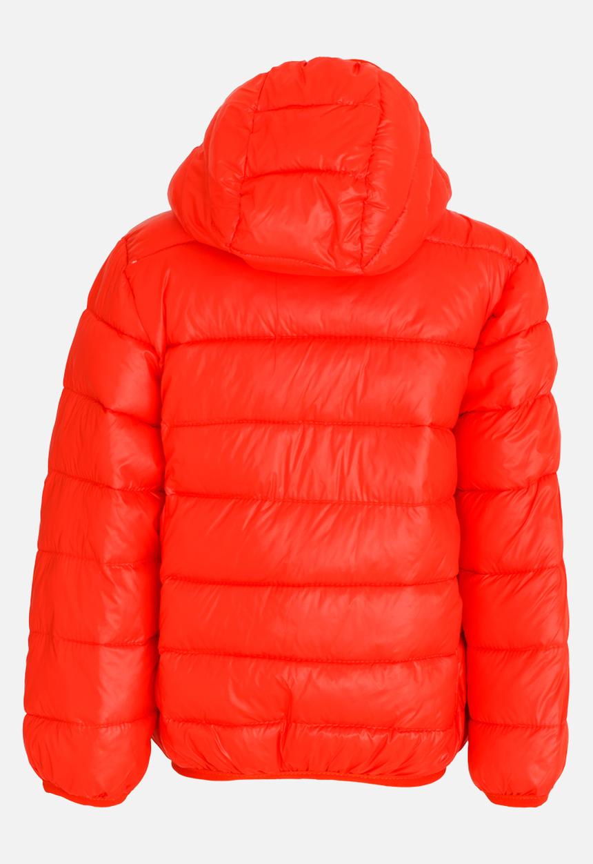 Pop Candy - Puffer Hoodie Jacket Red