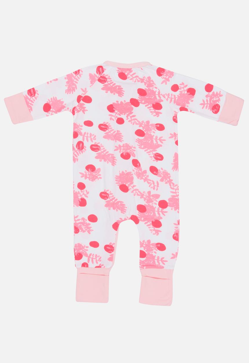 Pop Candy - Printed Sleepsuit Pale Pink