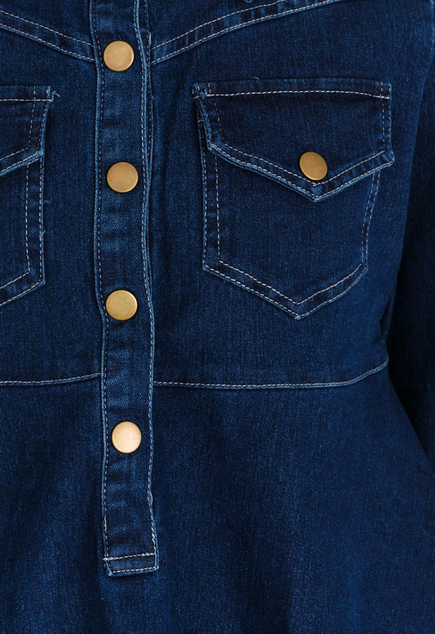 Pop Candy - Denim Dress Blue