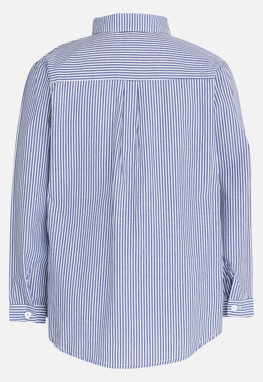Pop Candy - Printed Long Sleeve Blouse Blue