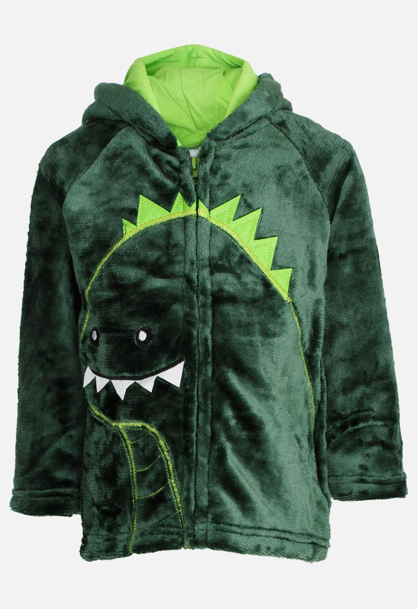 Pop Candy - Printed Hooded Jacket Green