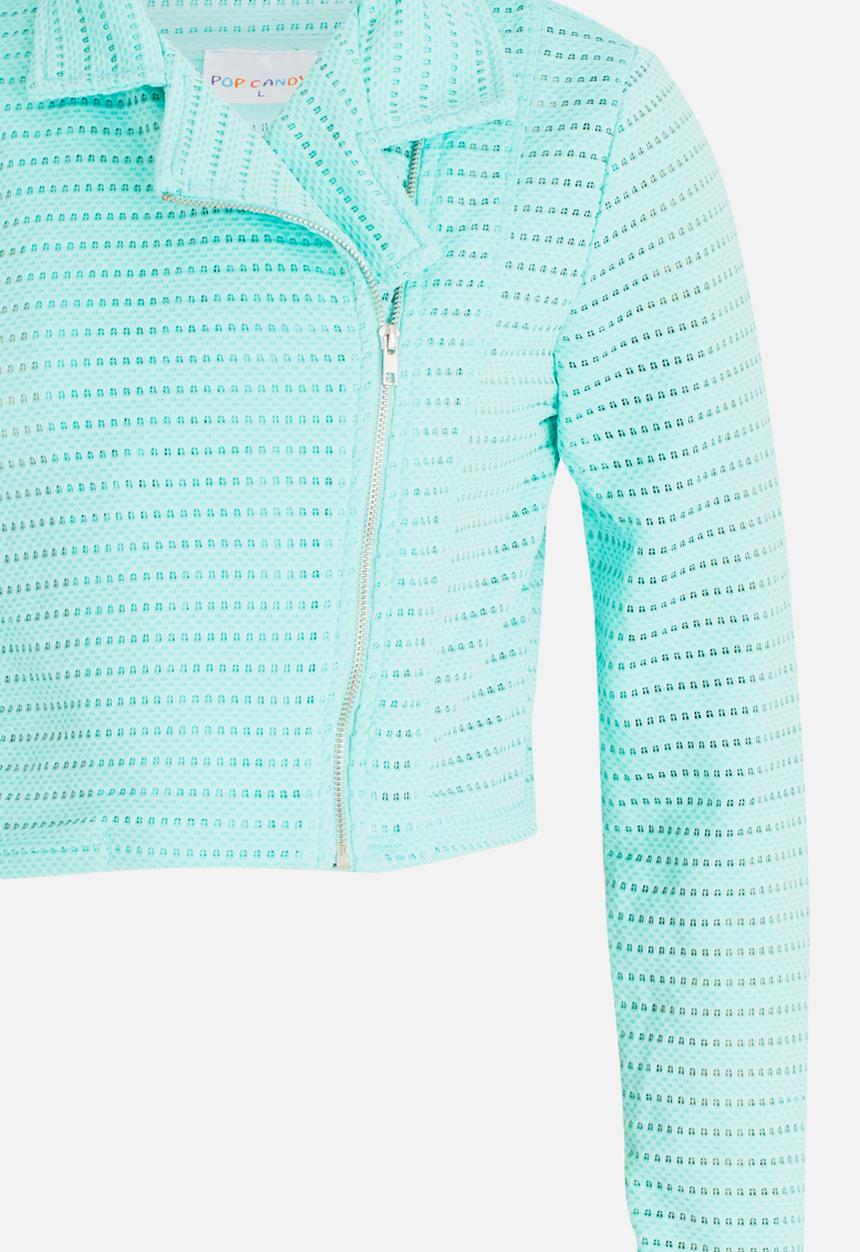 Pop Candy - Zip through jacket - green
