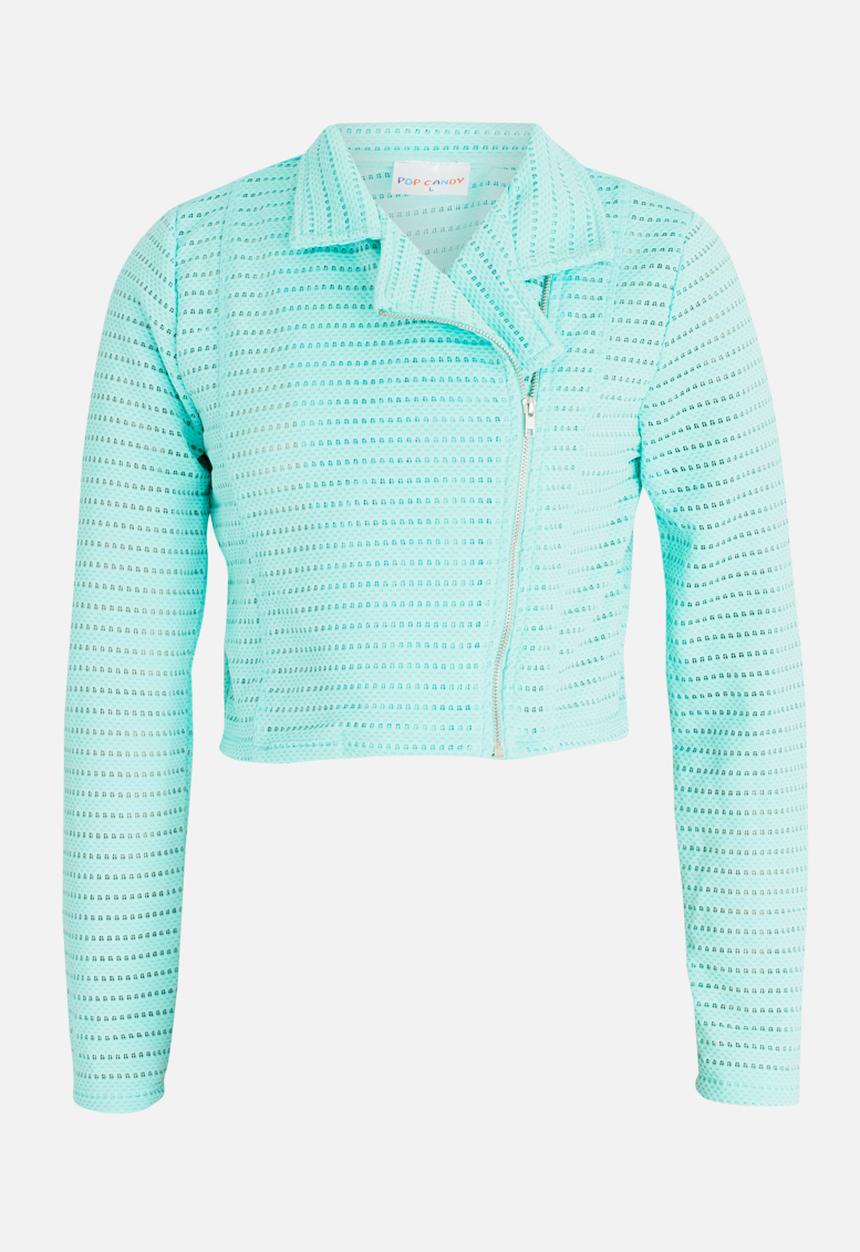 Pop Candy - Zip through jacket - green