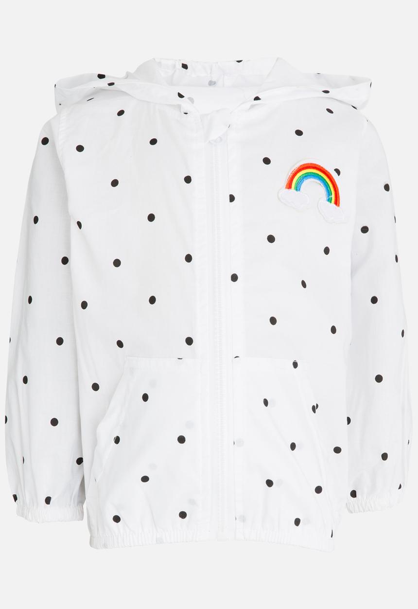 Pop Candy - Girls  Hooded Jacket White