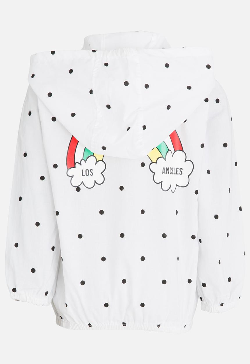 Pop Candy - Girls  Hooded Jacket White
