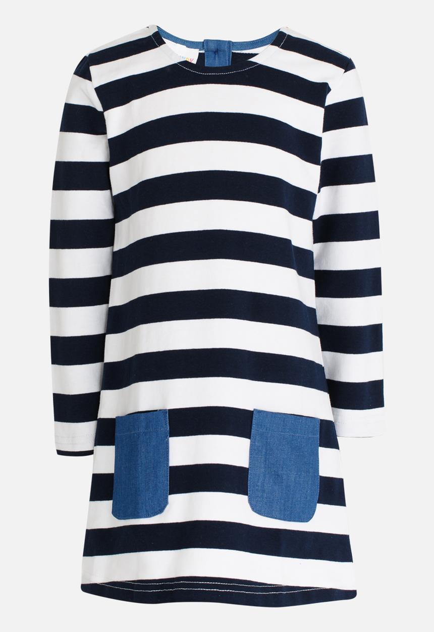 Pop Candy - Stripe Dress Blue
