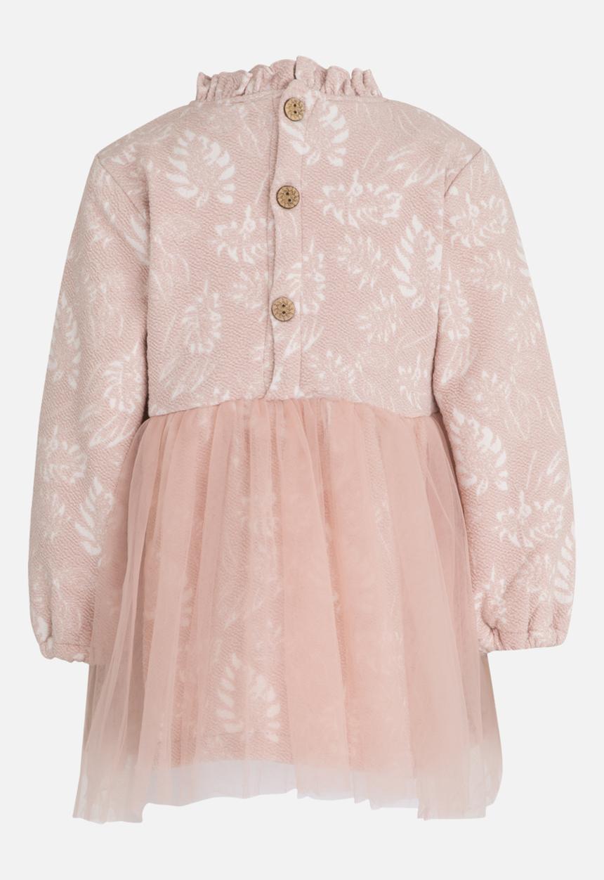 Pop Candy - Long Sleeve Tutu Dress Pale Pink