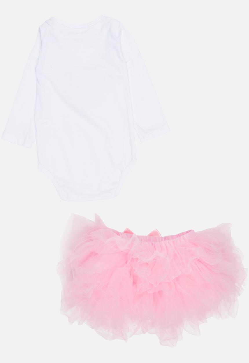 Pop Candy - 4 Piece Tutu Skirt Set Pale Pink