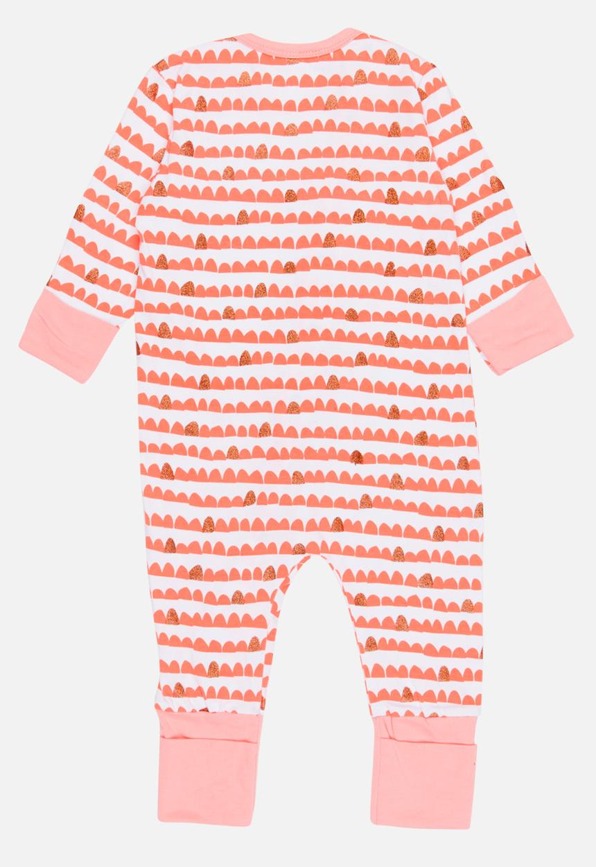 Pop Candy - Printed Sleepsuit Coral