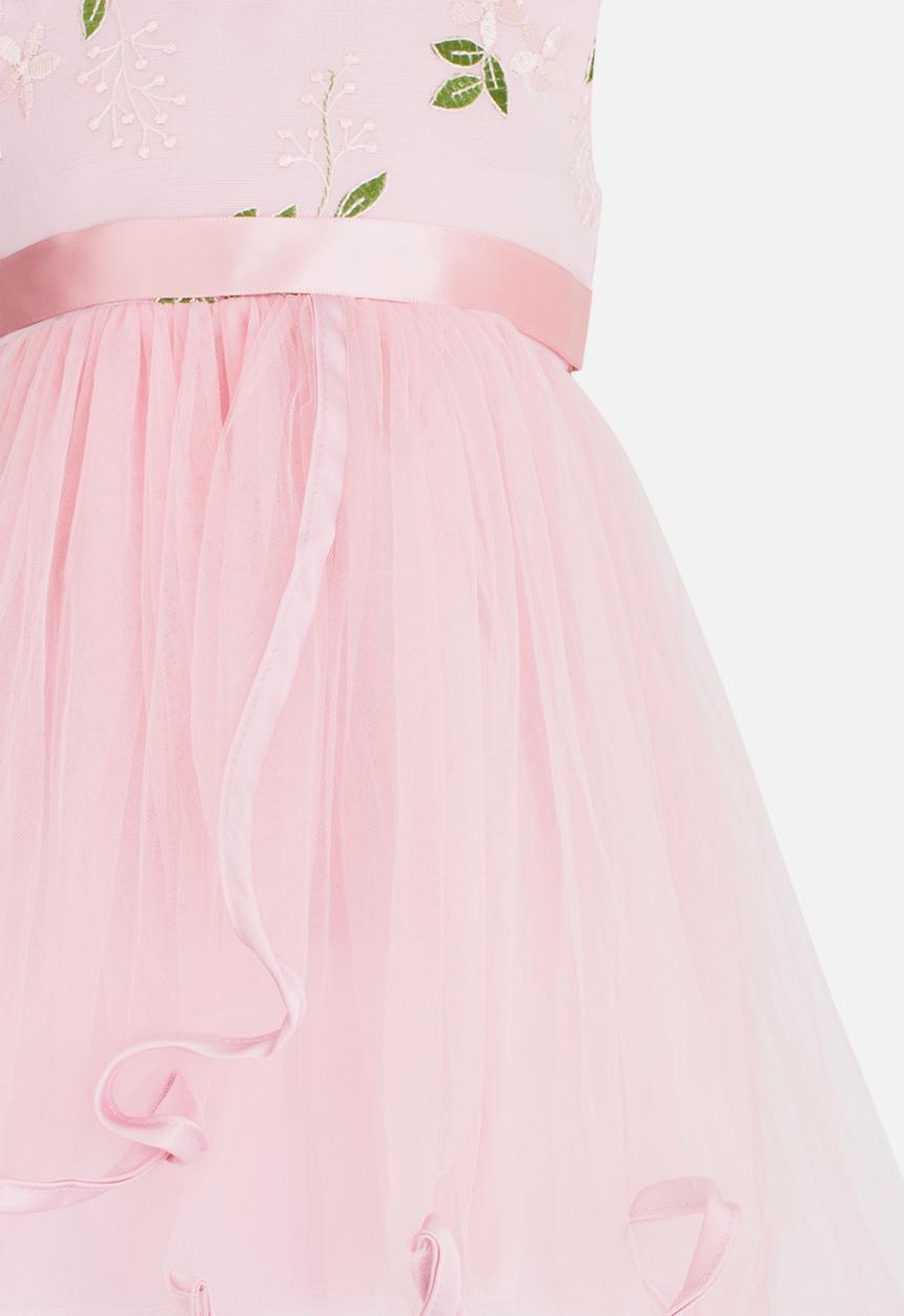 Pop Candy - Printed Dress Mid Pink