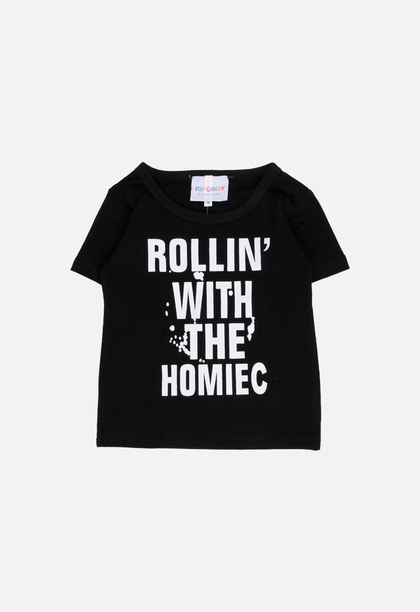 Pop Candy - Short Sleeve Printed Tee Black