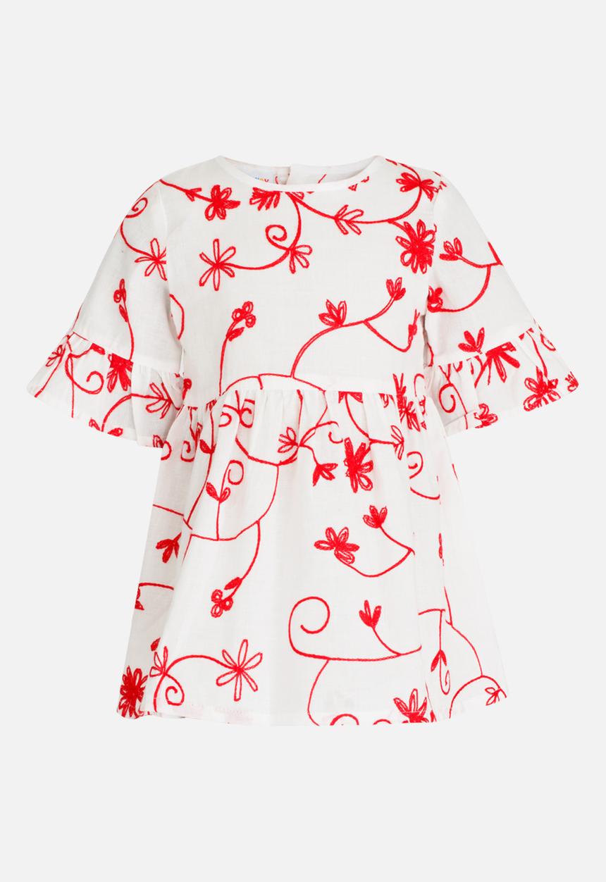 Pop Candy - Printed Dress White