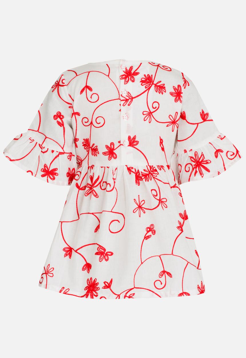 Pop Candy - Printed Dress White