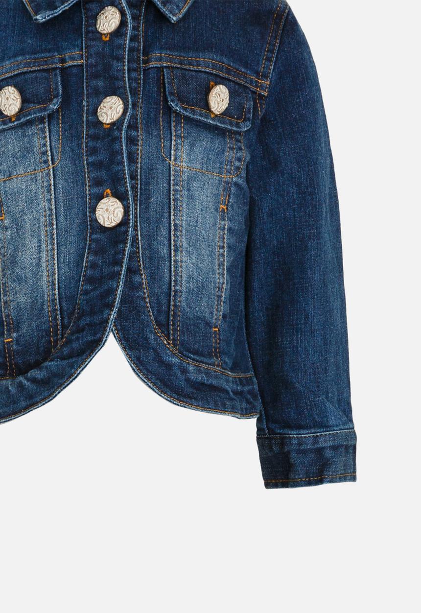 Pop Candy - Girls  Denim Jacket Navy