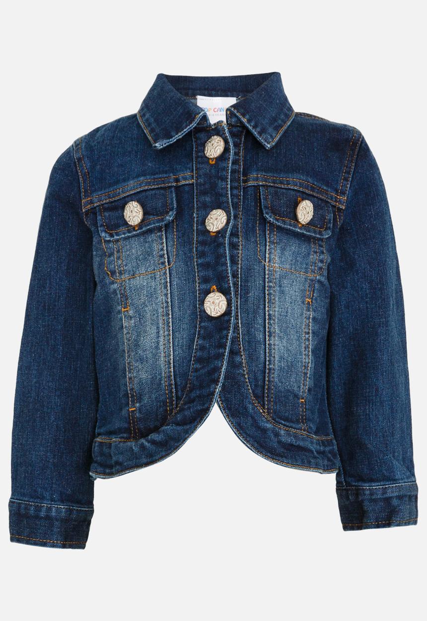 Pop Candy - Girls  Denim Jacket Navy