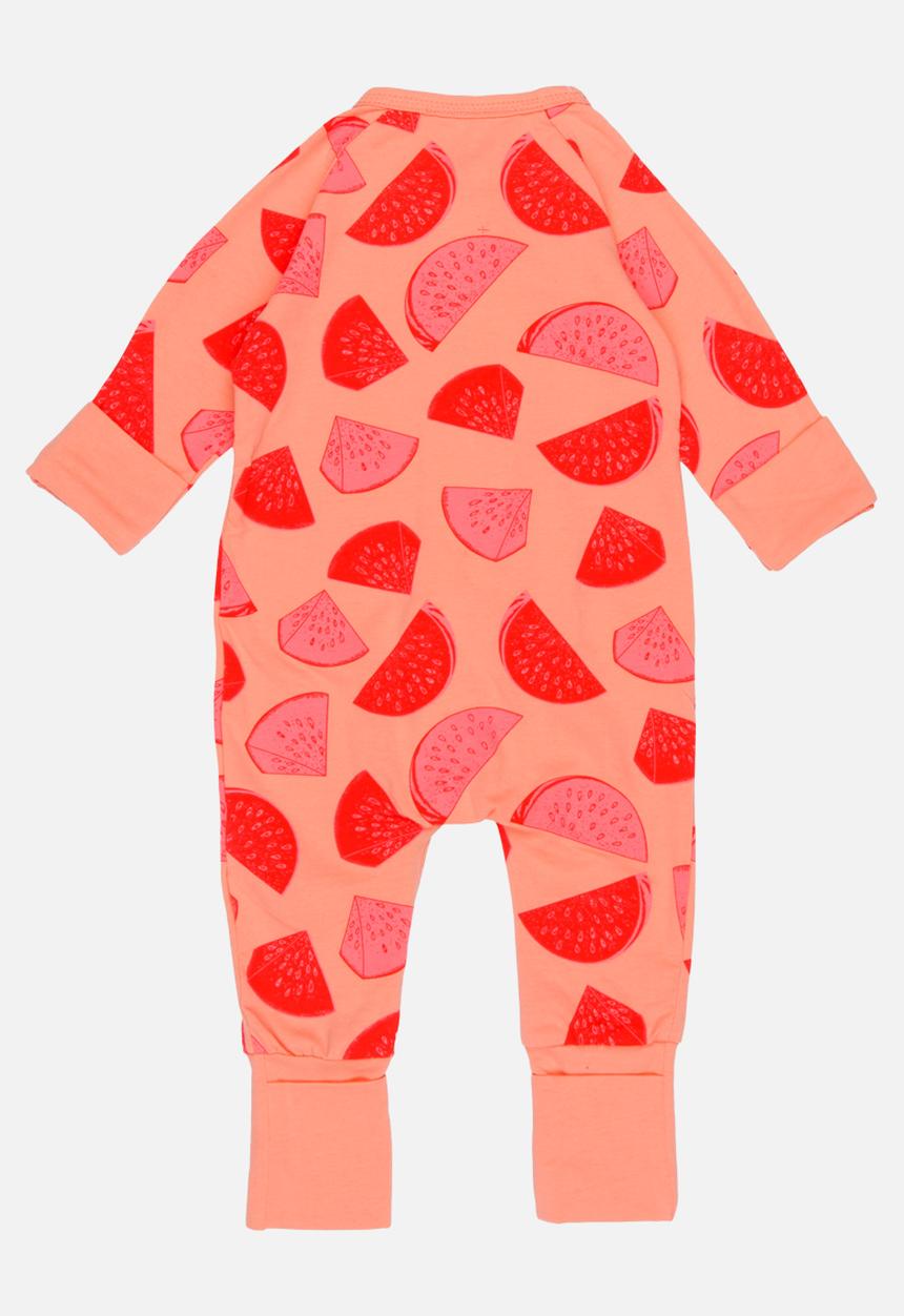 Pop Candy - Printed Sleepsuit Coral