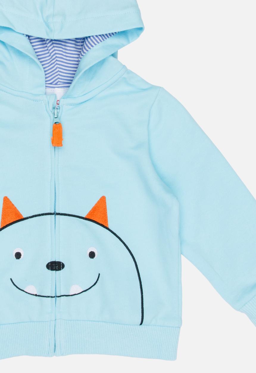 Pop Candy - Monster Hoodie Aqua
