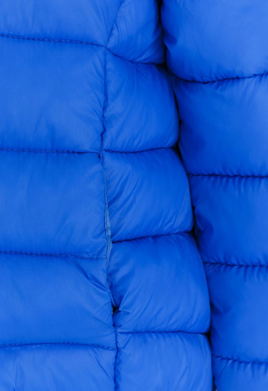 Pop Candy - Puffer Hoodie Jacket Blue