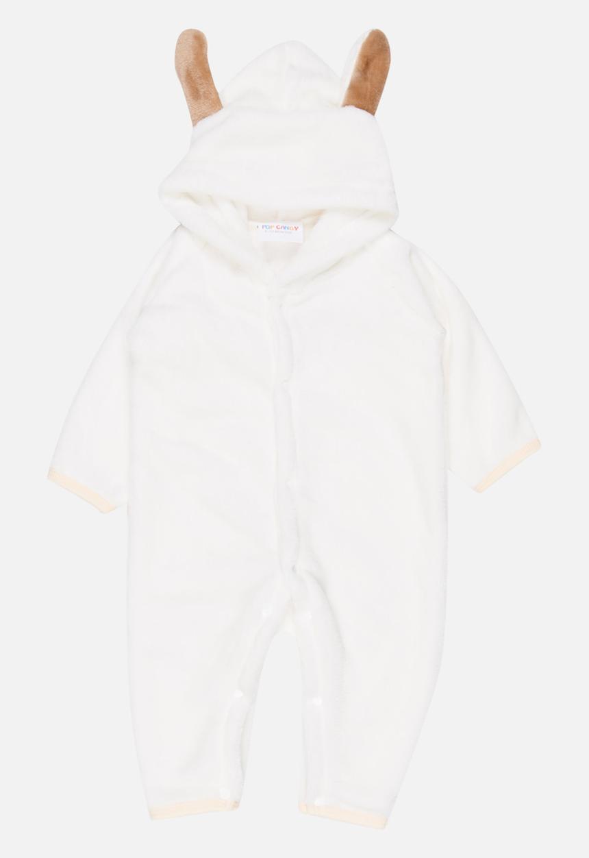 Pop Candy - Fluffy  Onesie White