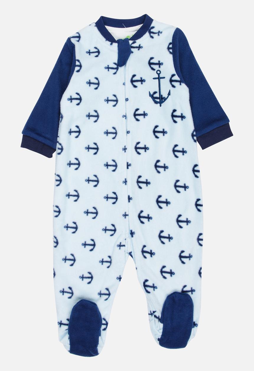 Pop Candy - Anchor print bodysuit - blue