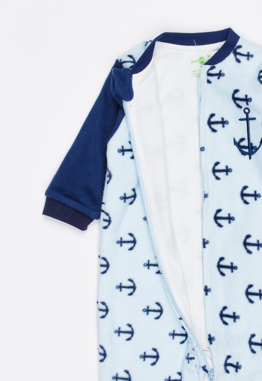 Pop Candy - Anchor print bodysuit - blue