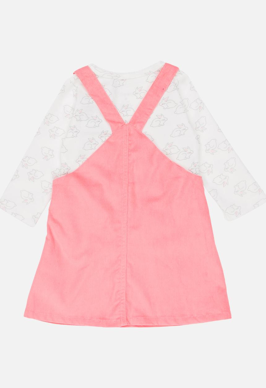 Pop Candy - Printed Dress Set Mid Pink